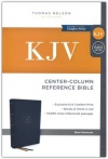 KJV Center Column Reference Bible, Comfort Print Hardback